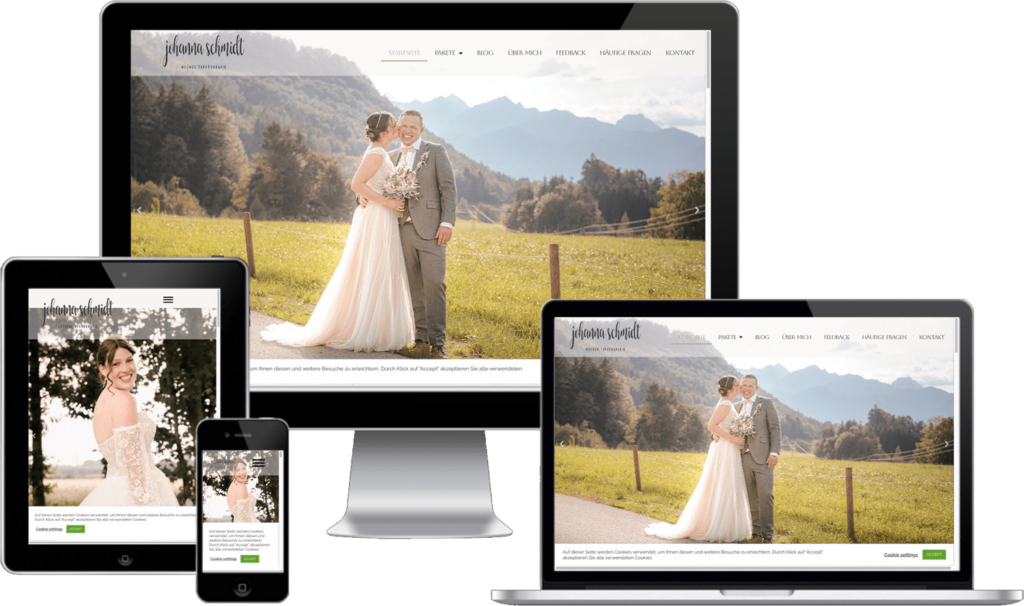 Beispielbild zum Thema WordPress Website erstellen in München sowie zur Website Redesign Hilfe