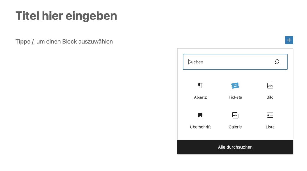 Gutenberg oder Elementor - Beispielbild für Webdesign in WordPress