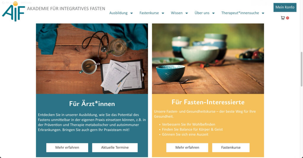 Mitgliederbereich auf Ihrer Webseite - so kann es aussehen
